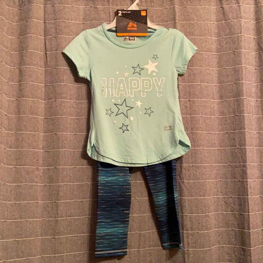 NWT Girls Reebok RBXActive 2 pc. set